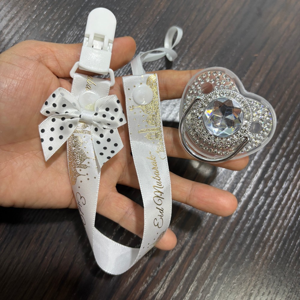 Baby Products Dropshipping - Sucette et attache-sucette dorés scintillants pour