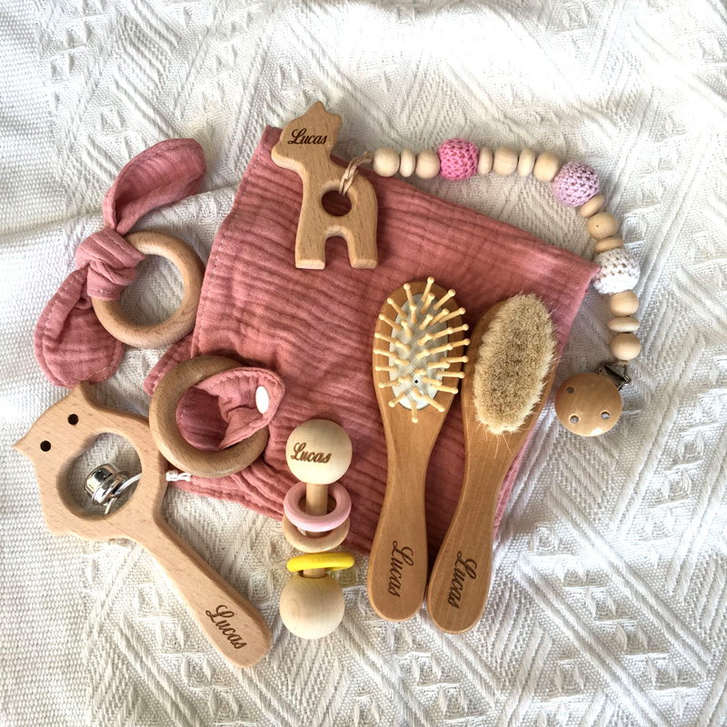 Baby Rattle Toy Set - Ensemble de Jouets de Bain avec