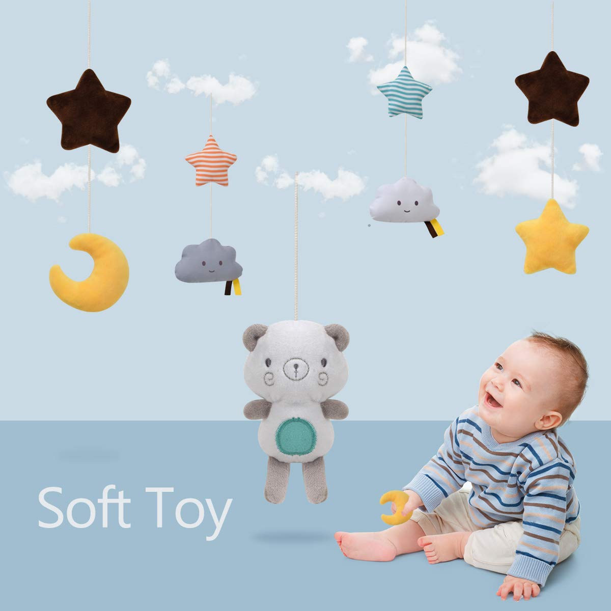 Mobiles de berceau pour bébé,  - Baby Rattle Toy Set avis et prix