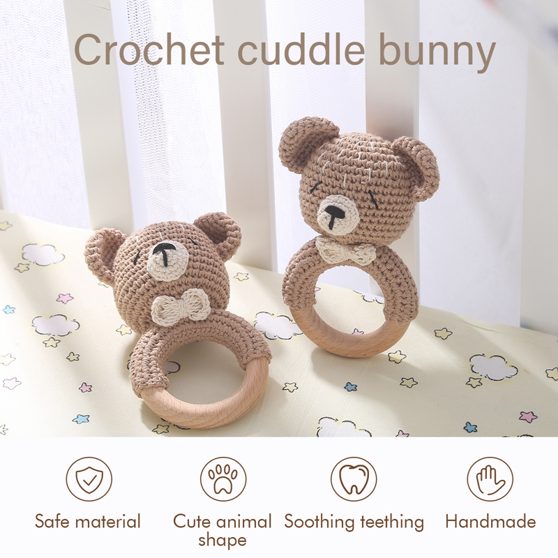 Hochet ours Animal en Crochet, - Baby Products Pictures avis et prix