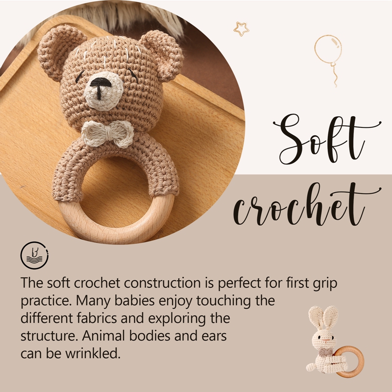 Hochet ours Animal en Crochet, - Baby Products Pictures avis et prix
