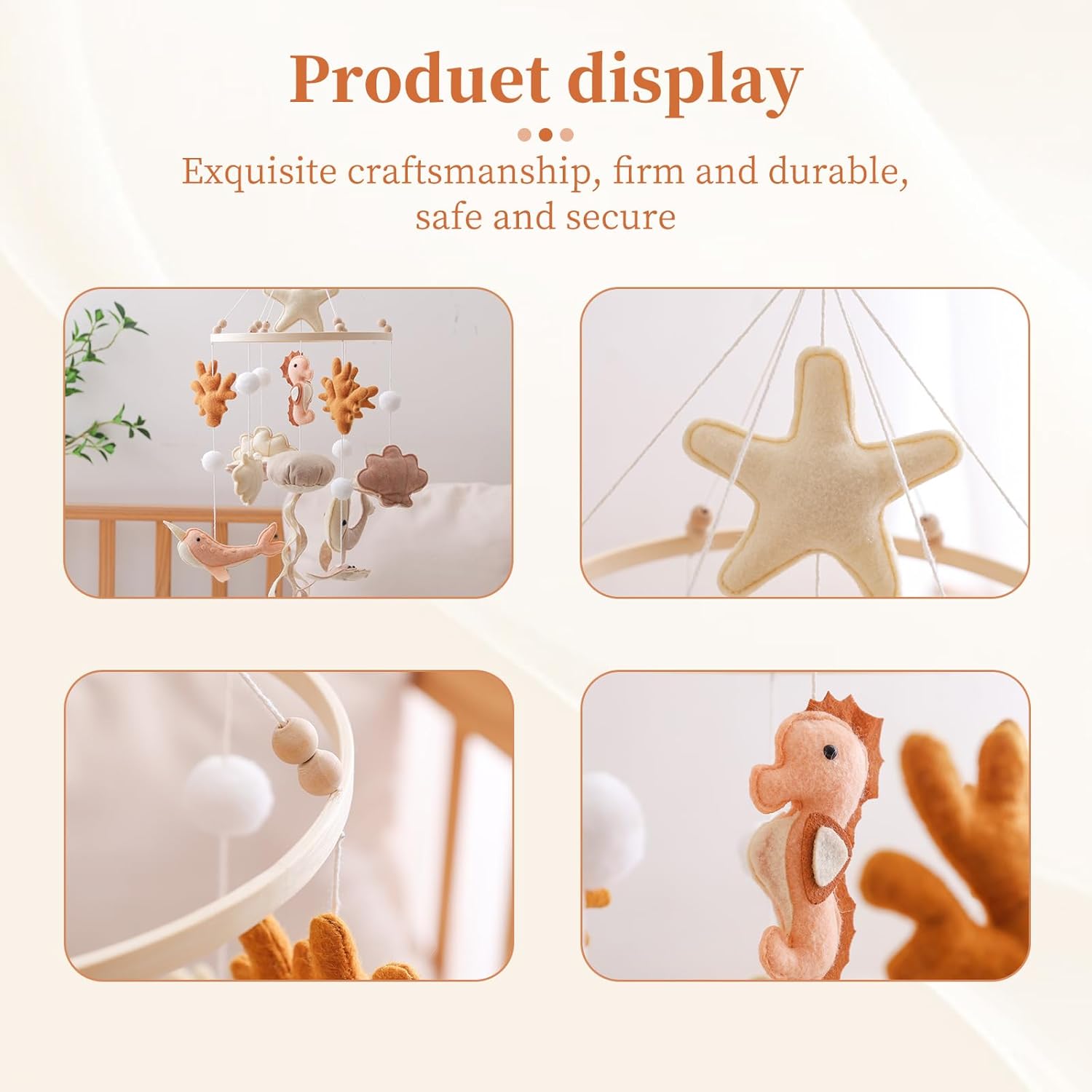 Mobile de berceau en bois, jou - Baby Rattle Toy Set avis et prix