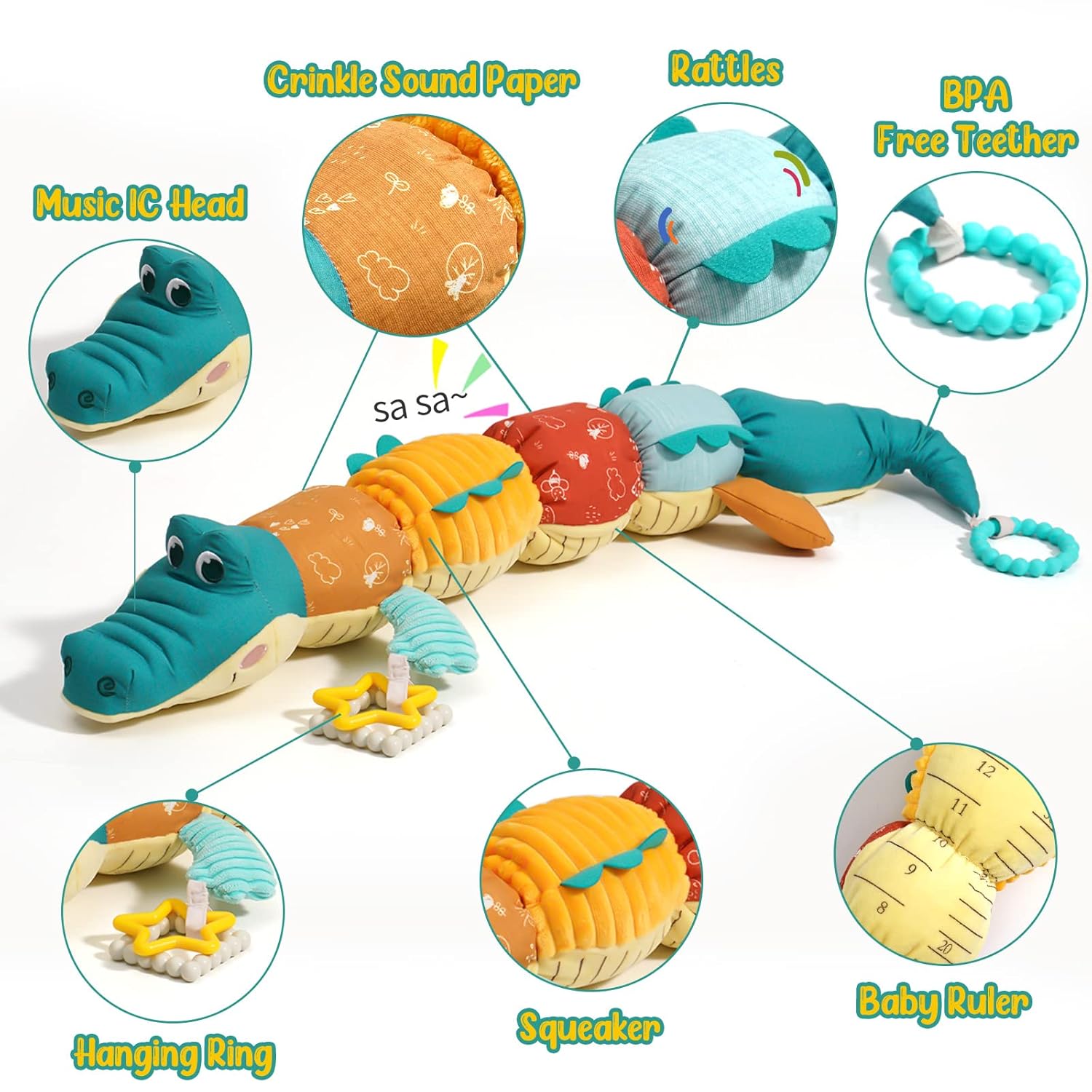 Jouets Tummy Time pour bébés d - Baby Rattle Toy Set avis et prix