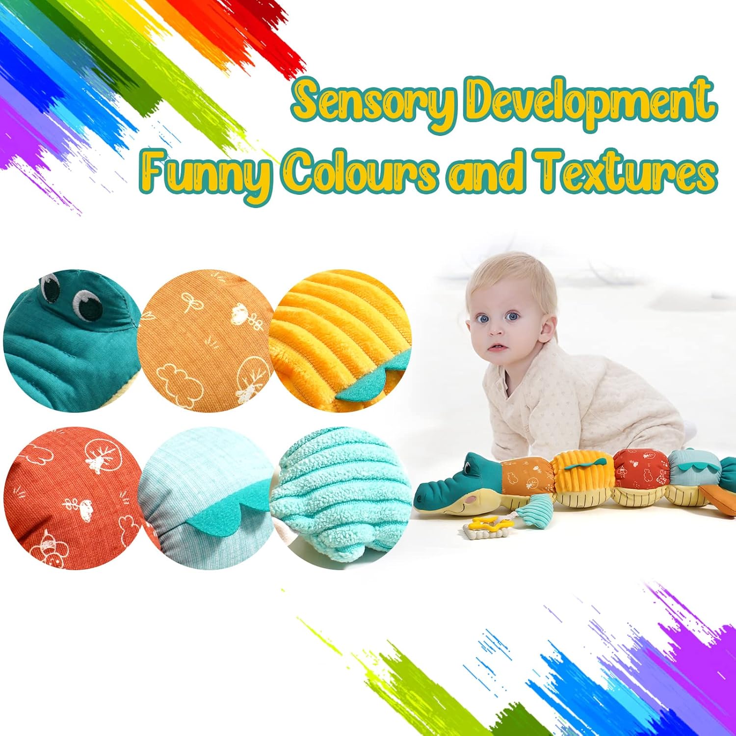 Jouets Tummy Time pour bébés d - Baby Rattle Toy Set avis et prix