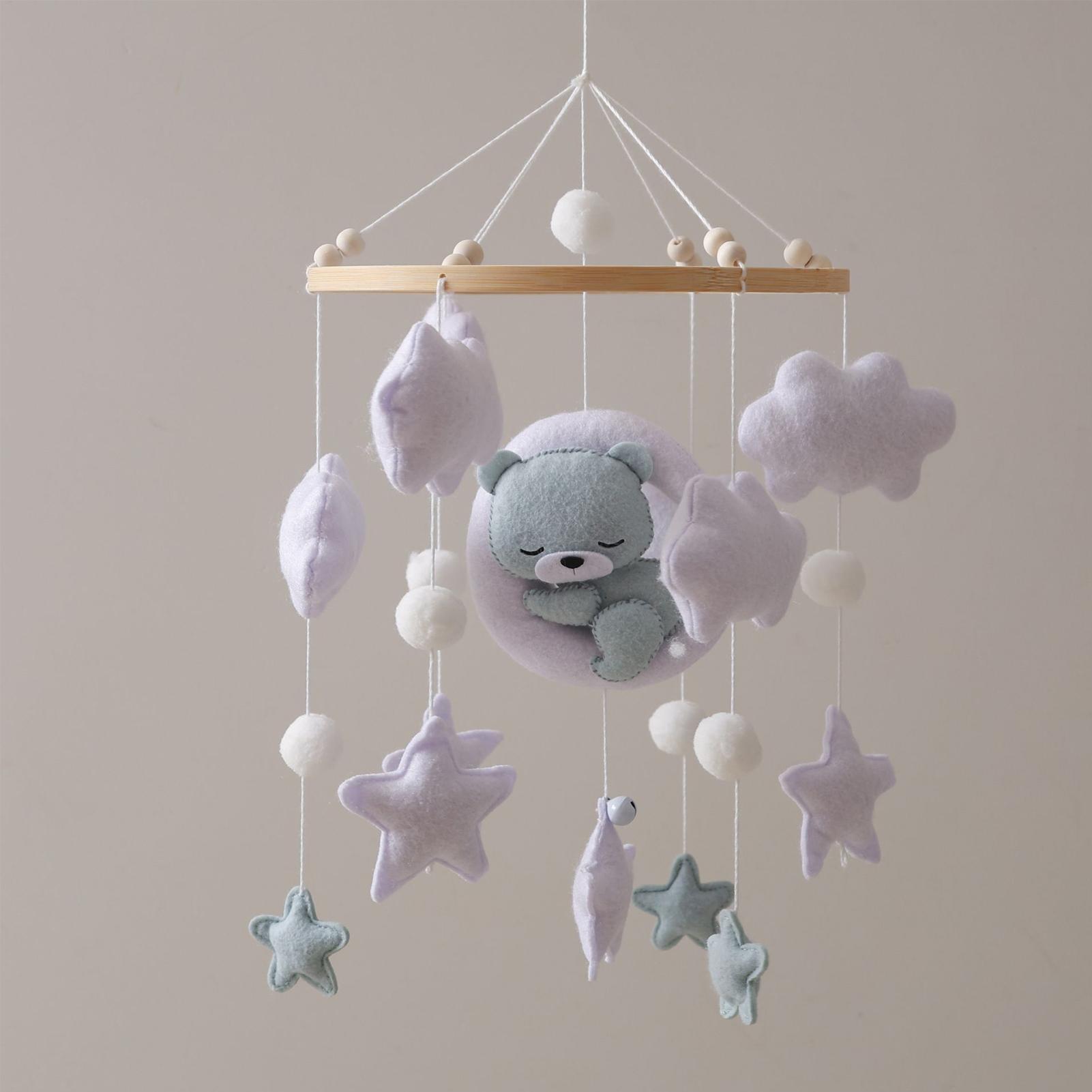 Berceau Mobile en bois pour bé - Baby Rattle Toy Set avis et prix